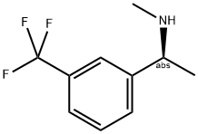 (S)-N-METHYL-1-[3-(TRIFLUOROMETHYL)PHENYL]ETHYLAMINE Struktur