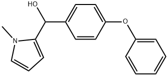 1-METHYL-2-PYRROLYL-(4-PHENOXYPHENYL)METHANOL Struktur