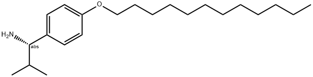 (1S)-1-(4-DODECYLOXYPHENYL)-2-METHYLPROPYLAMINE Struktur