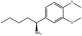 (1S)-1-(3,4-DIMETHOXYPHENYL)PENTYLAMINE Struktur