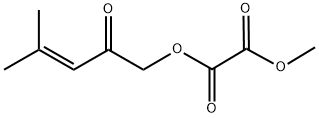 METHYL-ALPHA-MESITYL OXIDE OXALATE Struktur