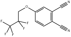 4-(2,2,3,3,3-PENTAFLUOROPROPOXY)PHTHALONITRILE Struktur