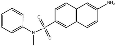 2-NAPHTHYLAMINE-6-SULFONYL-N-METHYLANILINE Struktur