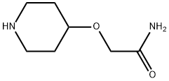 2-(PIPERIDIN-4-YLOXY)-ACETAMIDE Struktur