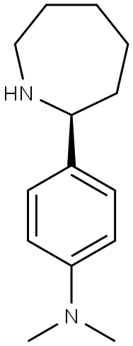 (S)-4-(AZEPAN-2-YL)-N,N-DIMETHYLBENZENAMINE Struktur