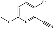 3-BROMO-6-METHOXYPYRIDINE-2-CARBONITRILE Struktur