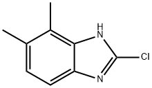 2-CHLORO-4,5-DIMETHYLBENZIMIDAZOLE Struktur