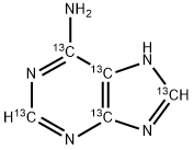 ADENINE, [13C(U)]- Struktur