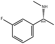 (R)-N-METHYL-1-(3-FLUOROPHENYL)ETHYLAMINE Struktur