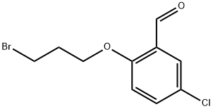 2-(3-BROMOPROPOXY)-5-CHLOROBENZALDEHYDE Struktur