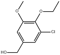 (3-CHLORO-4-ETHOXY-5-METHOXYPHENYL)METHANOL Struktur