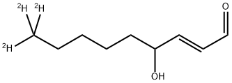 4-hydroxy Nonenal-d3 Structure