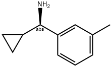 (1R)CYCLOPROPYL(3-METHYLPHENYL)METHYLAMINE Struktur