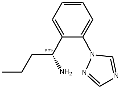 (1R)-1-(2-(1,2,4-TRIAZOLYL)PHENYL)BUTYLAMINE Struktur