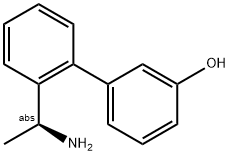 3-[2-((1S)-1-AMINOETHYL)PHENYL]PHENOL Struktur