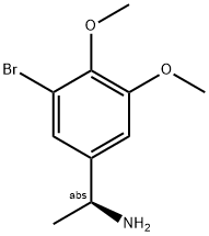 (1S)-1-(5-BROMO-3,4-DIMETHOXYPHENYL)ETHYLAMINE Struktur