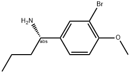 (1S)-1-(3-BROMO-4-METHOXYPHENYL)BUTYLAMINE Struktur