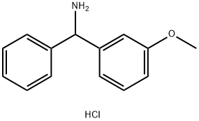 C-(3-METHOXY-PHENYL)-C-PHENYL-METHYLAMINEHYDROCHLORIDE Struktur