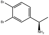 (1R)-1-(3,4-DIBROMOPHENYL)ETHYLAMINE Struktur