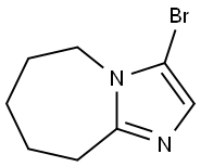 3-BROMO-6,7,8,9-TETRAHYDRO-5H-IMIDAZO[1,2-A]AZEPINE Struktur