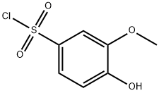 4-HYDROXY-3-METHOXY-BENZENESULFONYL CHLORIDE Struktur