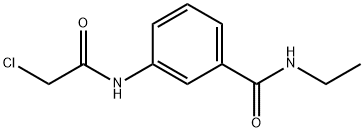 3-[(CHLOROACETYL)AMINO]-N-ETHYLBENZAMIDE Struktur