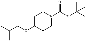 4-ISOBUTOXY-PIPERIDINE-1-CARBOXYLIC ACID TERT-BUTYL ESTER Struktur