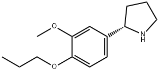 4-((2S)PYRROLIDIN-2-YL)-2-METHOXY-1-PROPOXYBENZENE Struktur