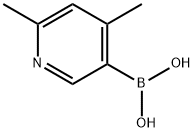 4,6-DIMETHYLPYRIDINE-3-BORONIC ACID Struktur