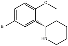 (S)-2-(5-BROMO-2-METHOXYPHENYL)PIPERIDINE Struktur