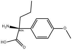 (2S)-2-AMINO-2-(4-METHOXYPHENYL)PENTANOIC ACID Struktur