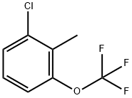 1-CHLORO-2-METHYL-3-TRIFLUOROMETHOXY-BENZENE Struktur