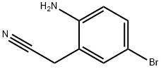 (2-AMINO-5-BROMO-PHENYL)-ACETONITRILE Struktur