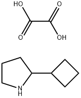 2-CYCLOBUTYL-PYRROLIDINE, OXALIC ACID Struktur