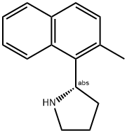 (2S)-2-(2-METHYLNAPHTHYL)PYRROLIDINE Struktur