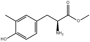 METHYL (2S)-2-AMINO-3-(4-HYDROXY-3-METHYLPHENYL)PROPANOATE Struktur