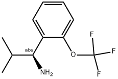 (1S)-2-METHYL-1-[2-(TRIFLUOROMETHOXY)PHENYL]PROPYLAMINE Struktur