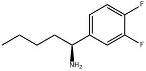 (1S)-1-(3,4-DIFLUOROPHENYL)PENTYLAMINE Struktur