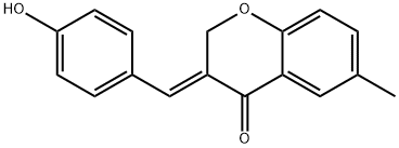 (E)-3-(4-HYDROXYBENZYLIDENE)-2,3-DIHYDRO-6-METHYLCHROMEN-4-ONE Struktur