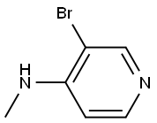 (3-BROMO-PYRIDIN-4-YL)METHYLAMINE Struktur