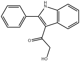 2-HYDROXY-1-(2-PHENYL-1H-INDOL-3-YL)ETHANONE Struktur