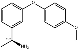 (1S)-1-[3-(4-METHOXYPHENOXY)PHENYL]ETHYLAMINE Struktur