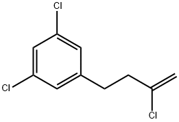 2-CHLORO-4-(3,5-DICHLOROPHENYL)-1-BUTENE Struktur