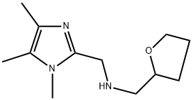 (TETRAHYDRO-FURAN-2-YLMETHYL)-(1,4,5-TRIMETHYL-1H-IMIDAZOL-2-YLMETHYL)-AMINE Struktur