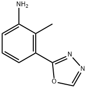 2-METHYL-3-(1,3,4-OXADIAZOL-2-YL)ANILINE Struktur