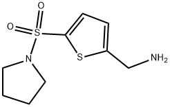 [5-(PYRROLIDIN-1-YLSULFONYL)THIEN-2-YL]METHYLAMINE Struktur