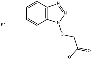 POTASSIUM (1H-1,2,3-BENZOTRIAZOL-1-YLOXY)ACETATE Struktur