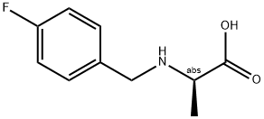 (2R)-2-[(4-FLUOROBENZYL)AMINO]PROPANOIC ACID Struktur