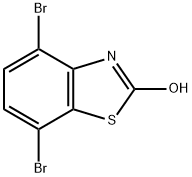 4,7-DIBROMO-2-HYDROXYBENZOTHIAZOLE Struktur