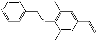 3,5-DIMETHYL-4-(PYRIDIN-4-YLMETHOXY)BENZALDEHYDE Struktur